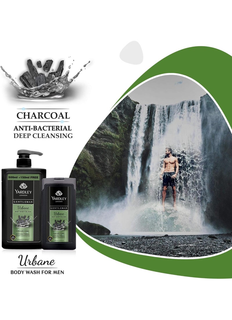 Yardley Gentleman Antibacterial Deep Cleansing Body Wash Urbane 650ml - Image 4