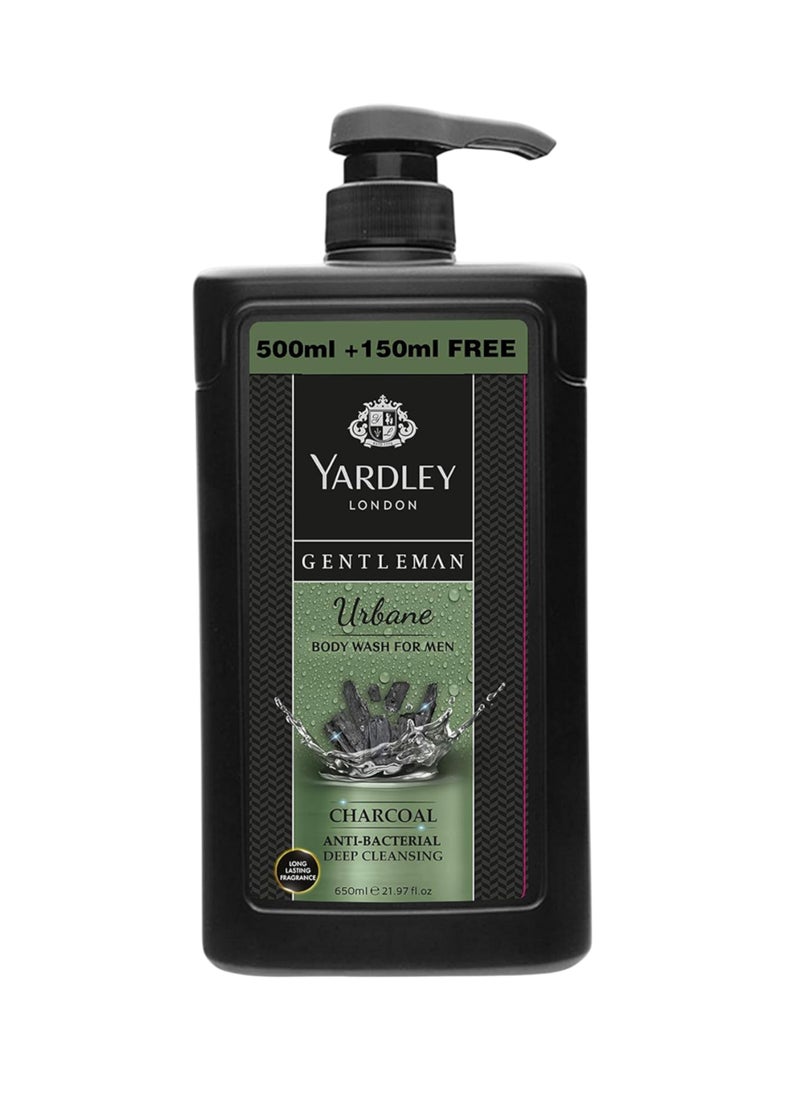 Yardley Gentleman Antibacterial Deep Cleansing Body Wash Urbane 650ml - Image 1