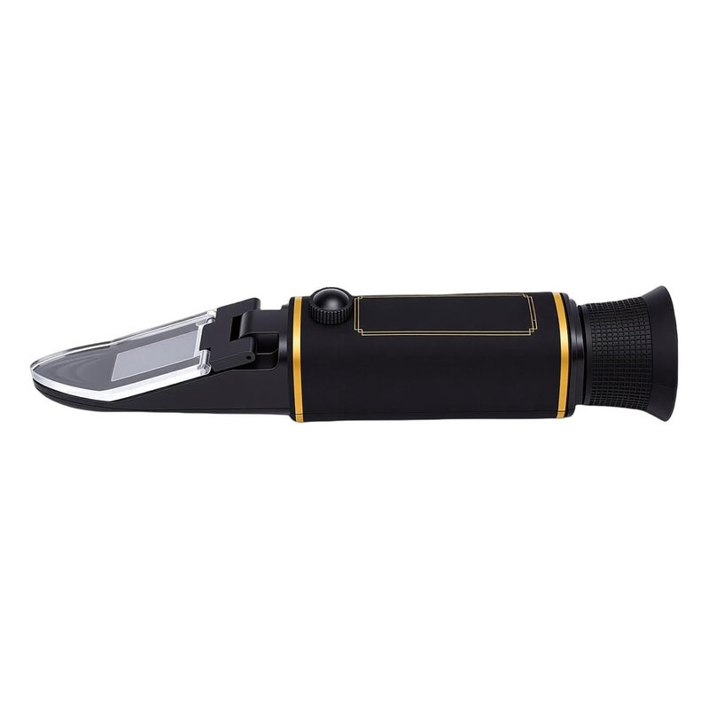 AMONIDA Brix Refractometer, 0-32 Sugar Content Measurement Tool with ATC, Ideal for Wine, Liquids, Beverages, Agricultural Orchards, Food Processing, Sugar Making & Laboratory Testing - Image 1