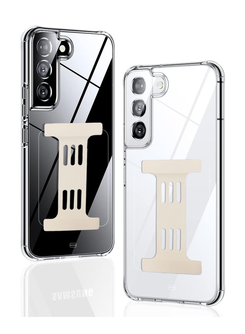 دبليو تيك غطاء حماية بمقبض يد من مادة TPU لهاتف سامسونج جالاكسي S22+ / S22 Plus 5G كريمي - Image 1