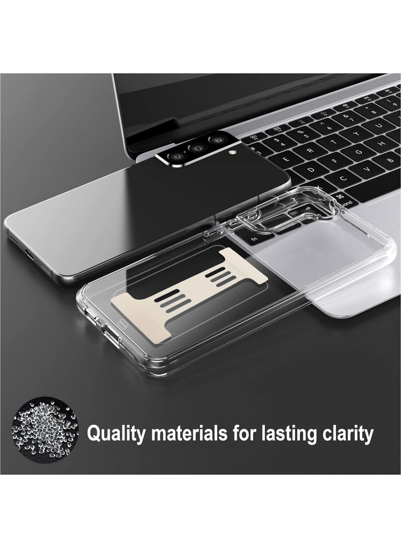 دبليو تيك غطاء حماية بمقبض يد من مادة TPU لهاتف سامسونج جالاكسي S22+ / S22 Plus 5G كريمي - Image 2