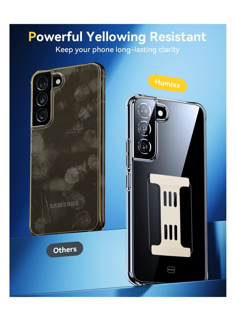 دبليو تيك غطاء حماية بمقبض يد من مادة TPU لهاتف سامسونج جالاكسي S22+ / S22 Plus 5G كريمي - Image 3