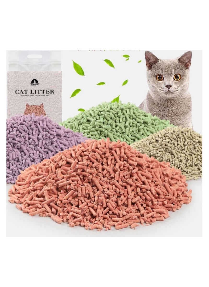 ماركة غير محددة - Taotaopets تتكتل برائحة ماصة قابلة للتحلل الحيوي لينة طبيعية من التوفو للقطط 6 لتر - Image 1