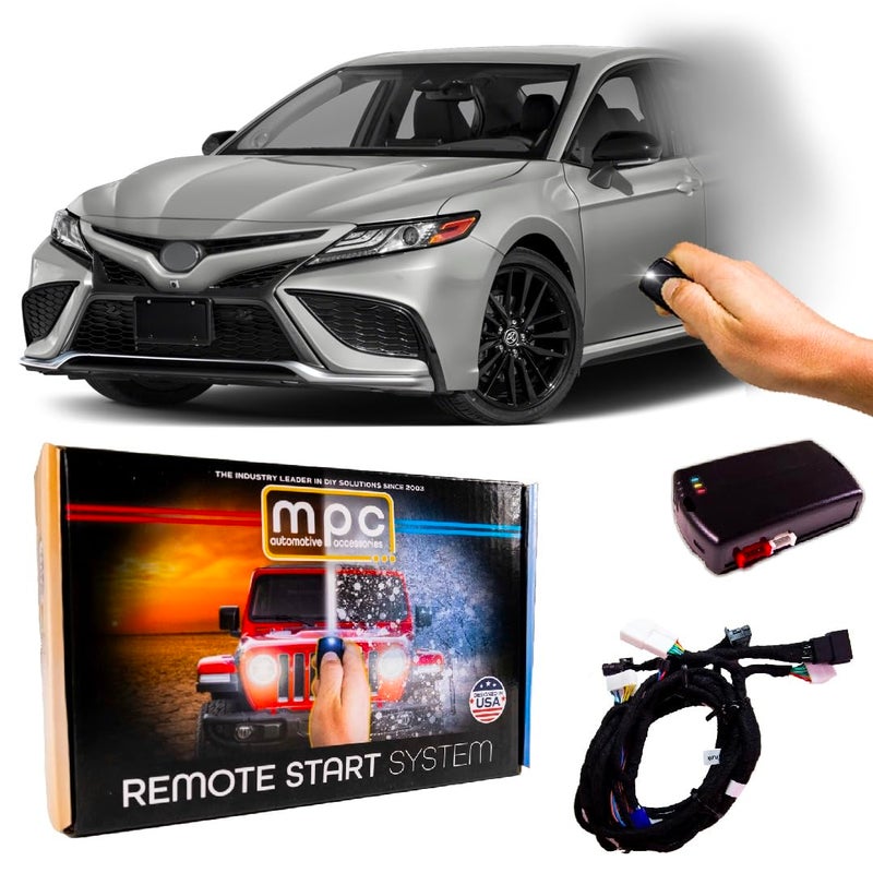 MPC Remote Start Kit Compatible with 20182022 Toyota Camry PushtoStart 100 Plug n Play Harness Press Fob 3X Lock to Start
