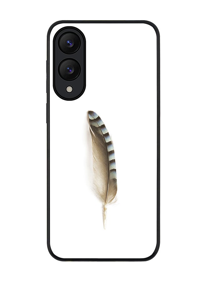 Stylizedd For Samsung Galaxy S25 Edge Case,Slim fit Camera Protection, Shockproof Thin Phone cover  - Lonely Feather