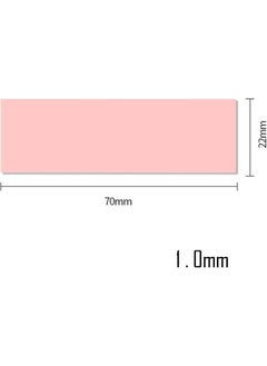 Wozlo 1.0MM*22*70MM Thermal Pad M2 SSD Chipset Cooler - 7X2CM High Conductivity - Pink - 9W/MK  - Image 5
