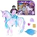 Unicorn Academy Glaciers Gemstone Adventure Easter Gifts Idea Dolls Unicorn Toys for Girls Includes Glacier Layla Doll 13 Accessories - Image 2