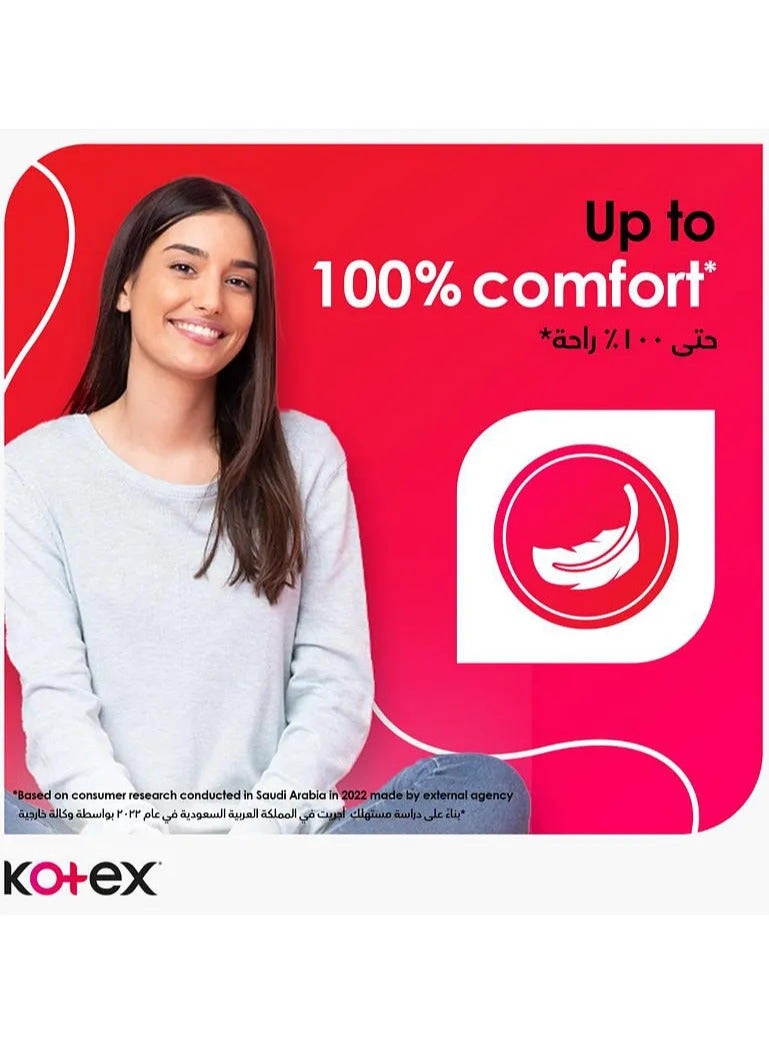 Kotex Maxi Protect Pads Super with Wings 10 Pieces Pack - Image 3
