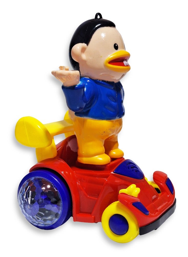 wonderful musical action toy for children, a dancing cartoon characters on a light-up moving car , a new Ramadan lantern toy for children, model NO.02-13, multi-color - Image 5