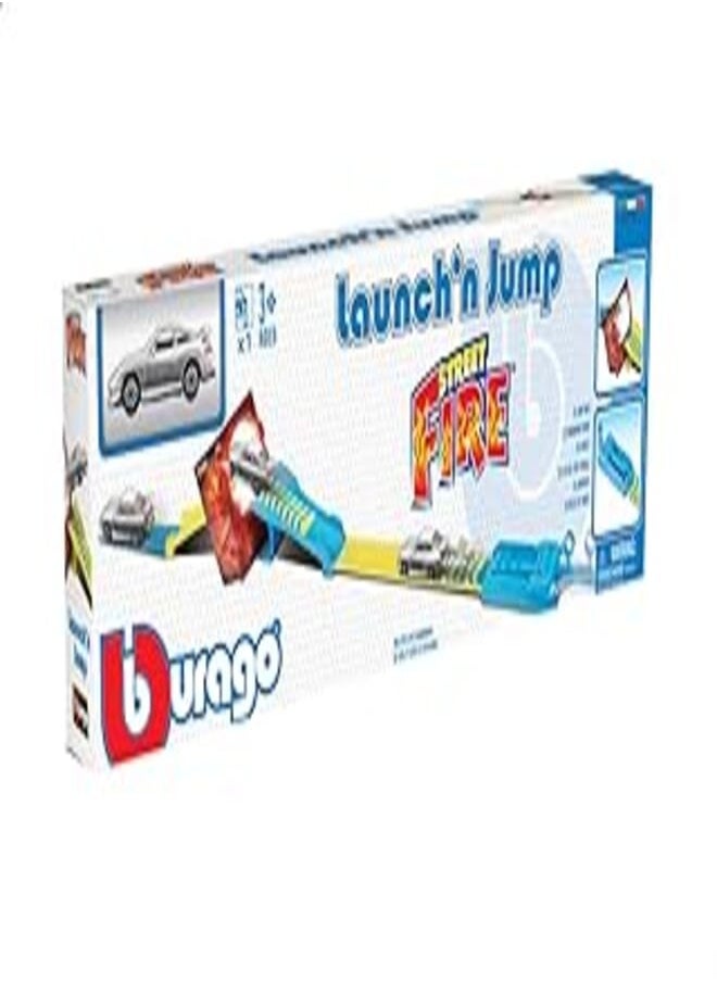 Bburago Casallia Bburago Street Fire Launch'n Jump 30284 with a car 1:43 