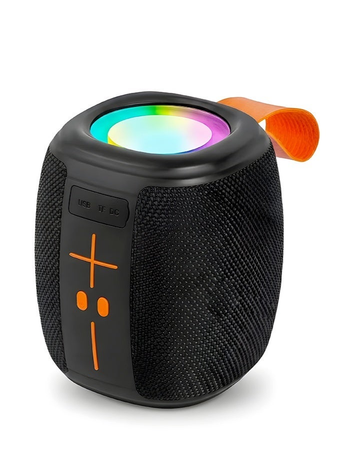 general Portable Bluetooth Speaker – RGB Disco Lights, Powerful Bass, IPX4 Waterproof, 800mAh Battery, FM Radio, TF Card 32GB Support, Wireless Speaker for Outdoor, Travel & Home Parties - Image 1