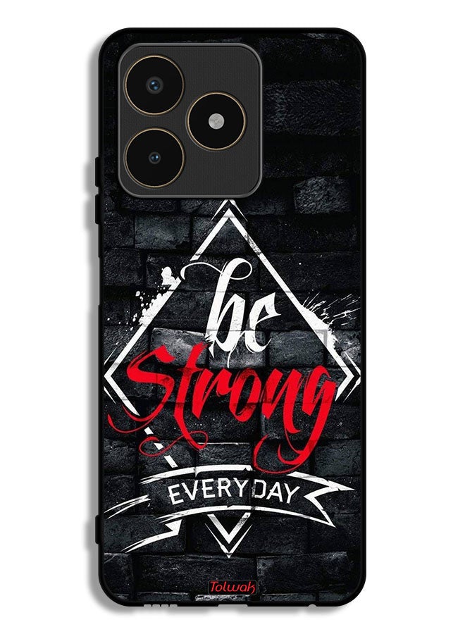 Tolwak Realme C53 Protective Case Cover Be Strong Every Day - Image 1