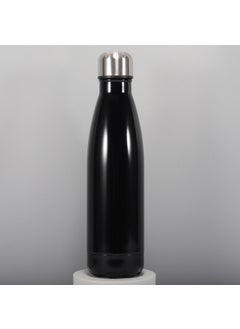 Stainless Steel Insulated Bowling Bottle Bright Black