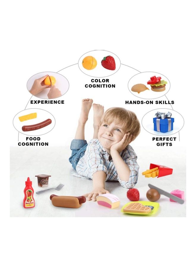 88-Piece Fast Food Pretend Play Toys - Image 1