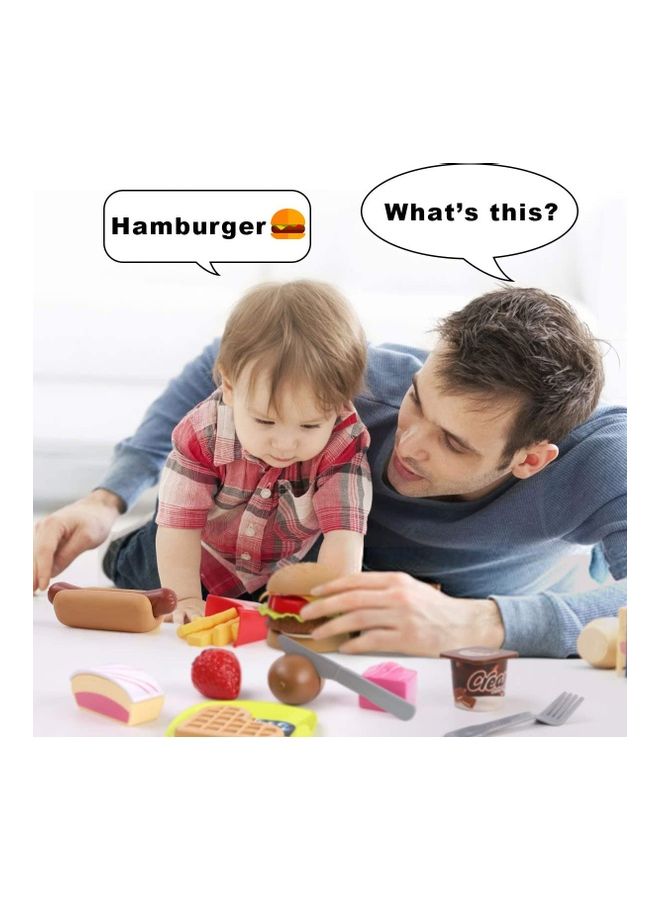 88-Piece Fast Food Pretend Play Toys - Image 3