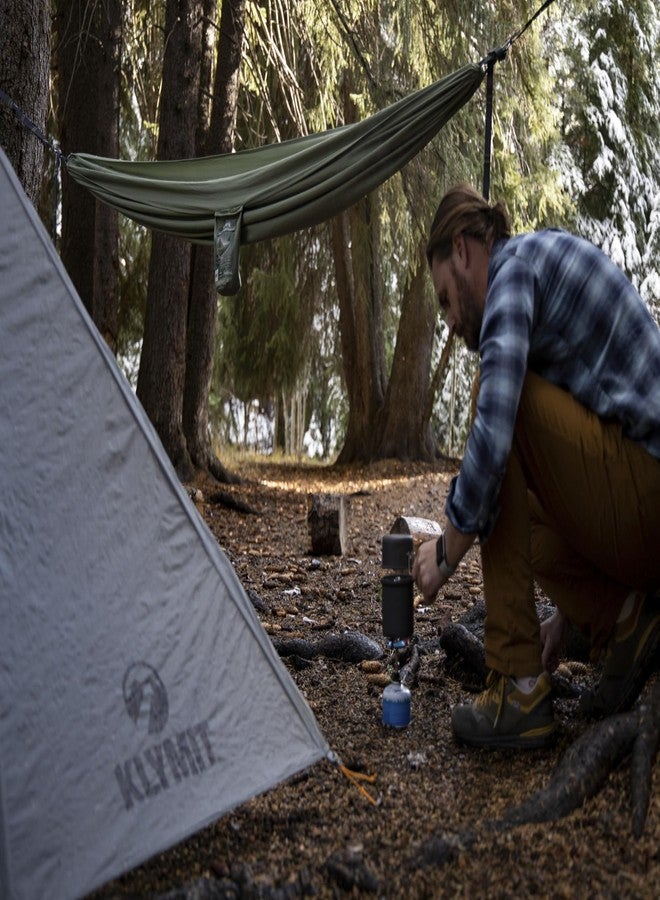 Klymit Camping Hammock 400 lb. Capacity with Heavy Duty Straps and Caribiners - Navigator Series - Pink - Image 5