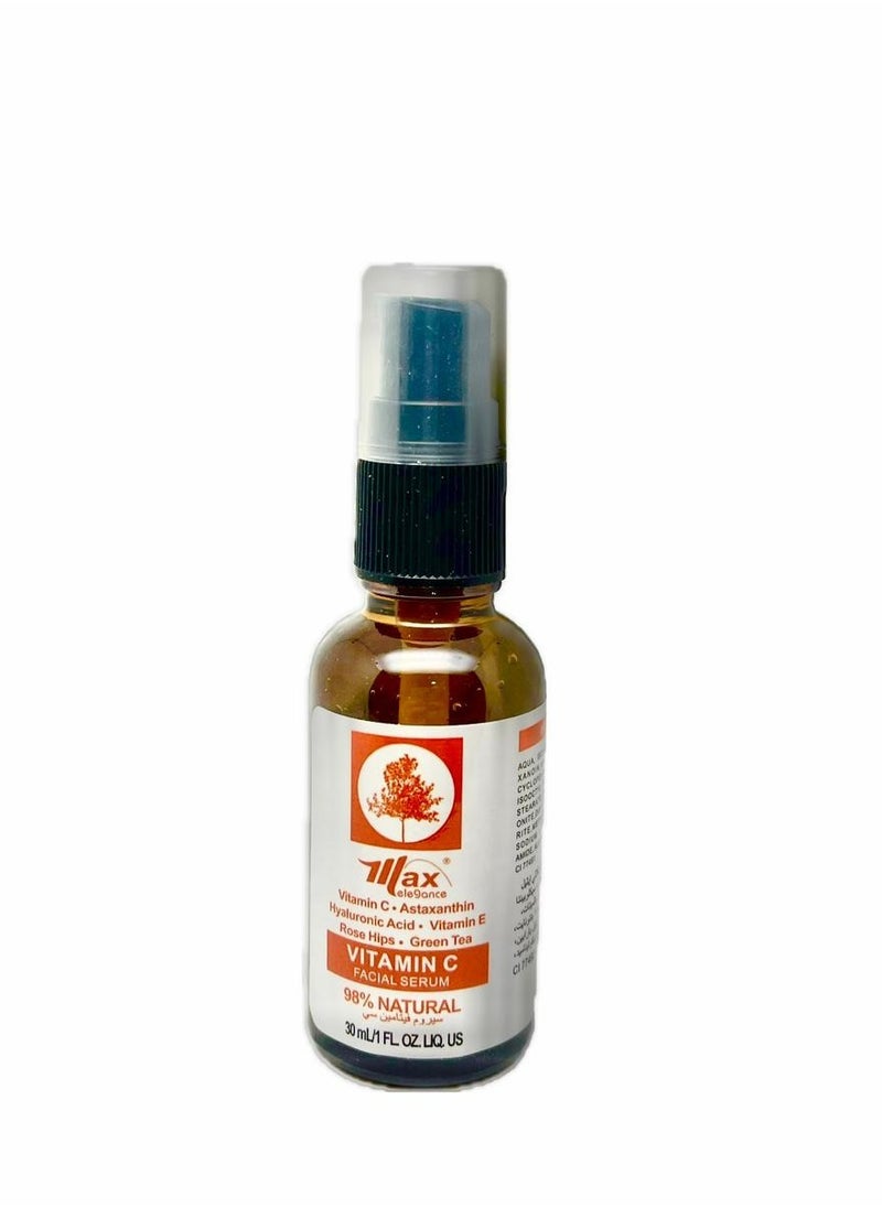 Max Elegance Vitamin C Brightening And Anti-Aging Facial Serum 30ml  - Image 1
