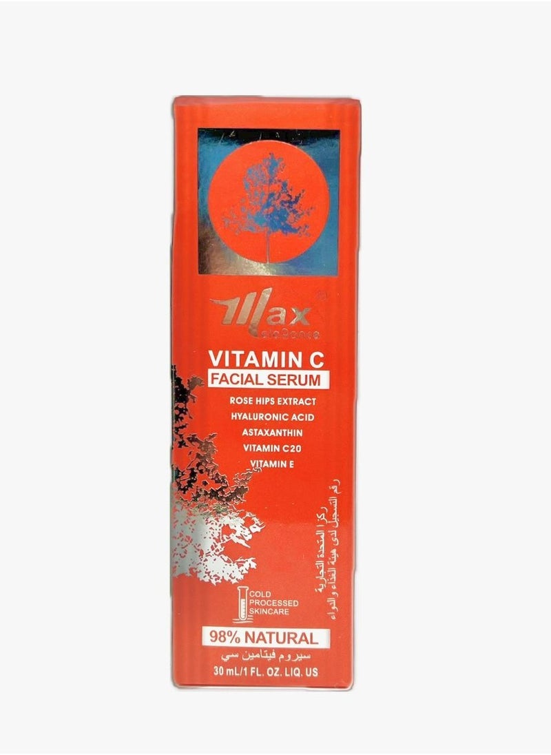 Max Elegance Vitamin C Brightening And Anti-Aging Facial Serum 30ml  - Image 2