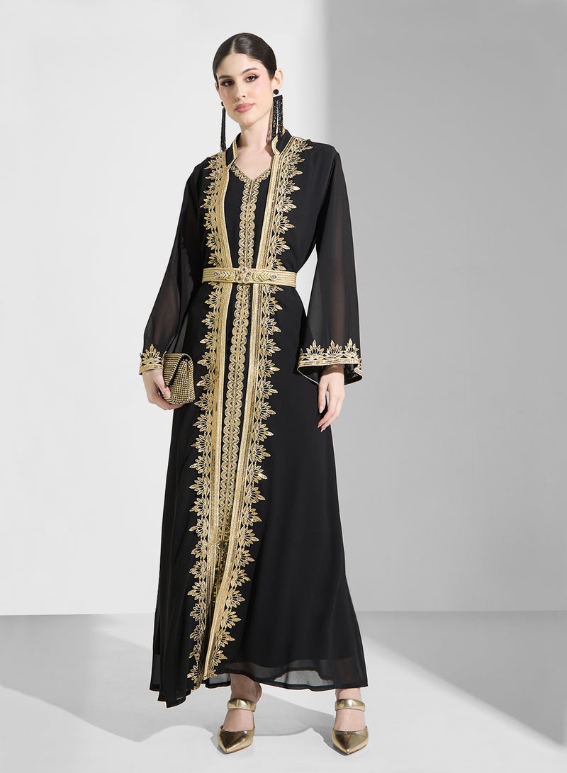 خزانة طقم فستان مغربي مع داخلي - Image 4