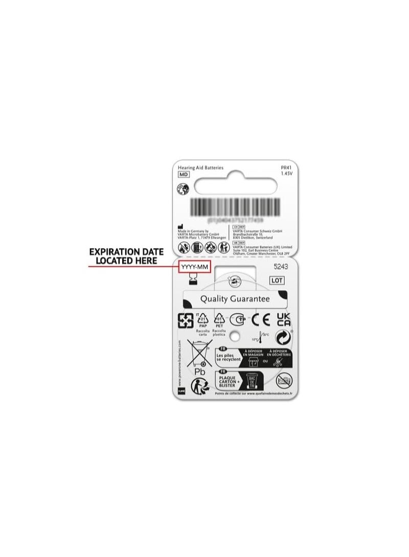 Power One P312 Hearing Aid Batteries – 60 Pieces, Reliable Performance, Made in Germany - Image 4