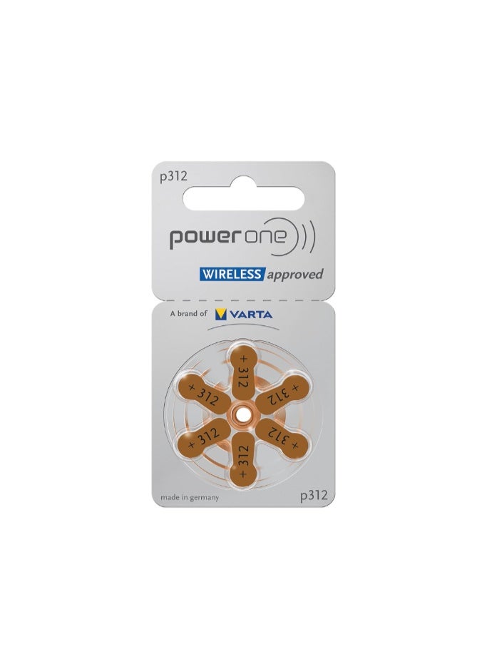 Power One P312 Hearing Aid Batteries – 60 Pieces, Reliable Performance, Made in Germany - Image 2