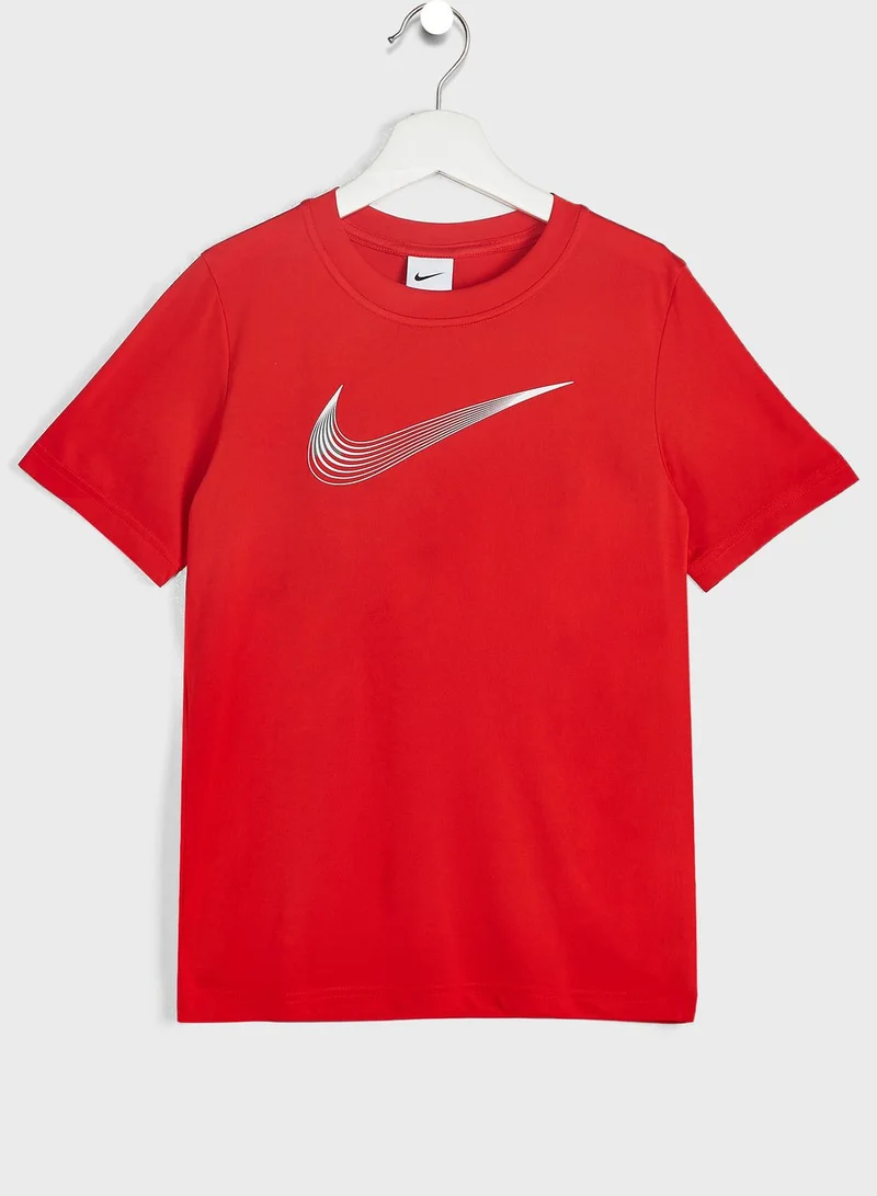 Nike Youth Dri-Fit Hybrid T-Shirt