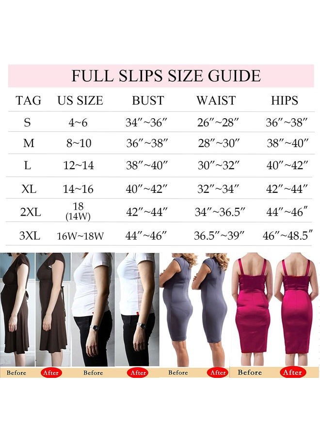 JOYSHAPER Full Slips for Women Under Dresses Tummy Control Dress Slip Shapewear Body Shaper Cami Skirts, Black, XXL - Image 5