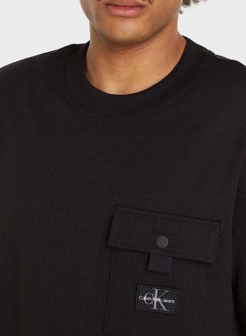 Calvin Klein Jeans Logo Front Pocket T-Shirt