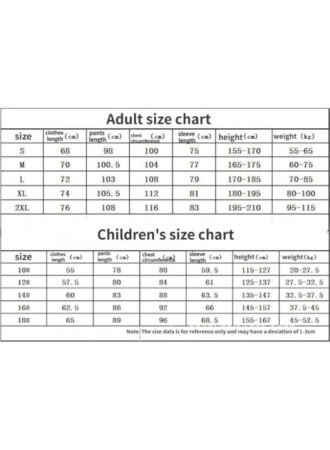 Kids Football Jersey 2Pcs Set Long Football Jersey, Tracksuit Football Jersey and Pants Jersey Sets for Adults and Children