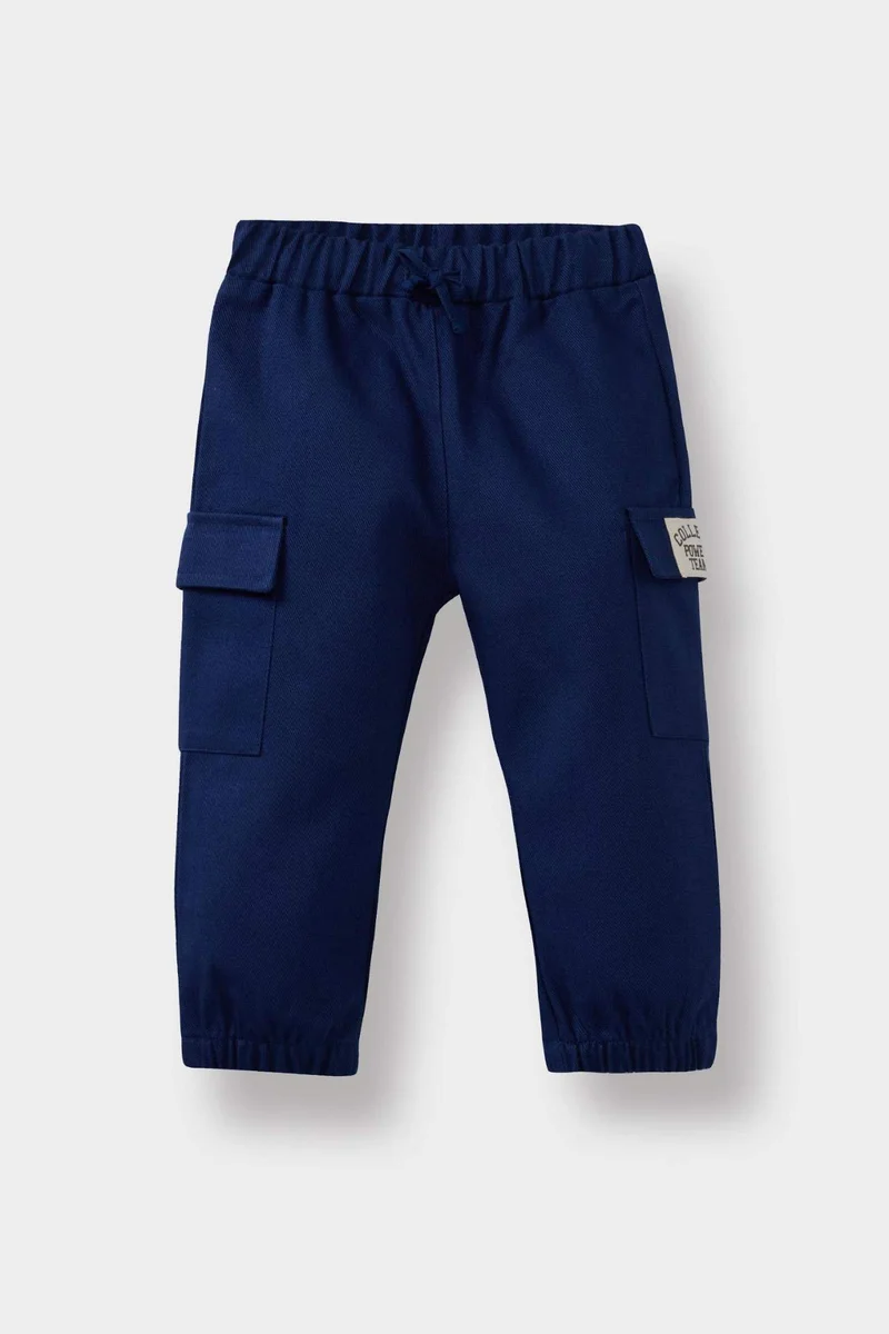 DeFacto Baby Boy Jogger Fit Elastic Banded Leg Gabardine Trousers