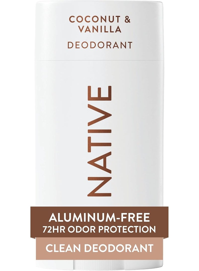 native Deodorant - Natural Deodorant for Women and Men - Vegan, Gluten Free, Cruelty Free - Aluminum Free, Free of Parabens & Sulfates - Coconut & Vanilla - Image 1