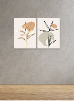 Marktna Decorative Wall Art Painting with a Modern Design, 2 pieces, Size 80x60 cm  - Image 1