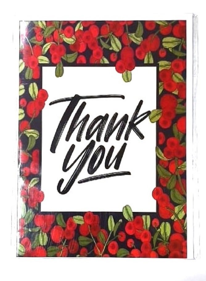 بطاقة تهنئة - شكرًا لك - تحتوي العبوة على بطاقة تهنئة مقاس 12*17 ومغلف - Image 1