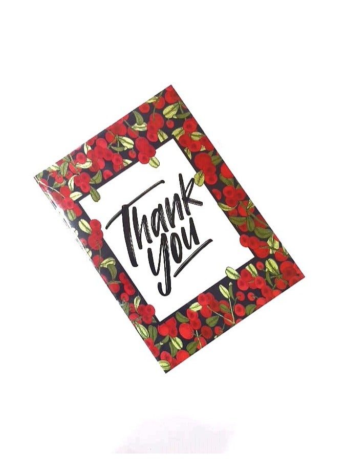 بطاقة تهنئة - شكرًا لك - تحتوي العبوة على بطاقة تهنئة مقاس 12*17 ومغلف - Image 2