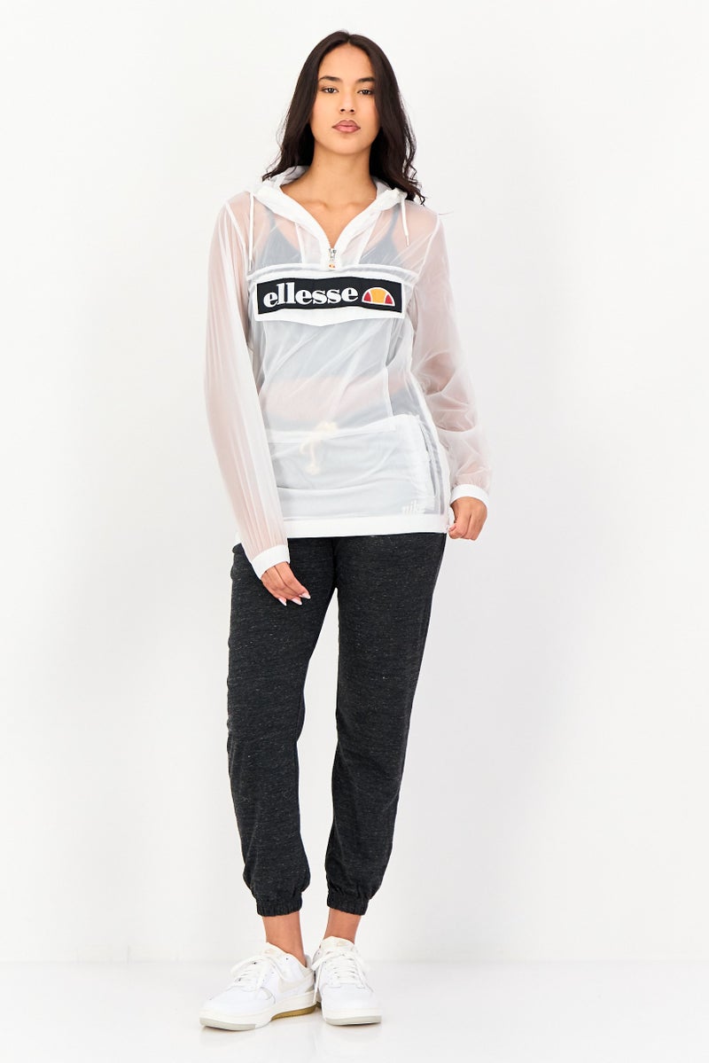 Ellesse Women Sportswear Fit Long Sleeve Outdoor Jacket, White - Image 3