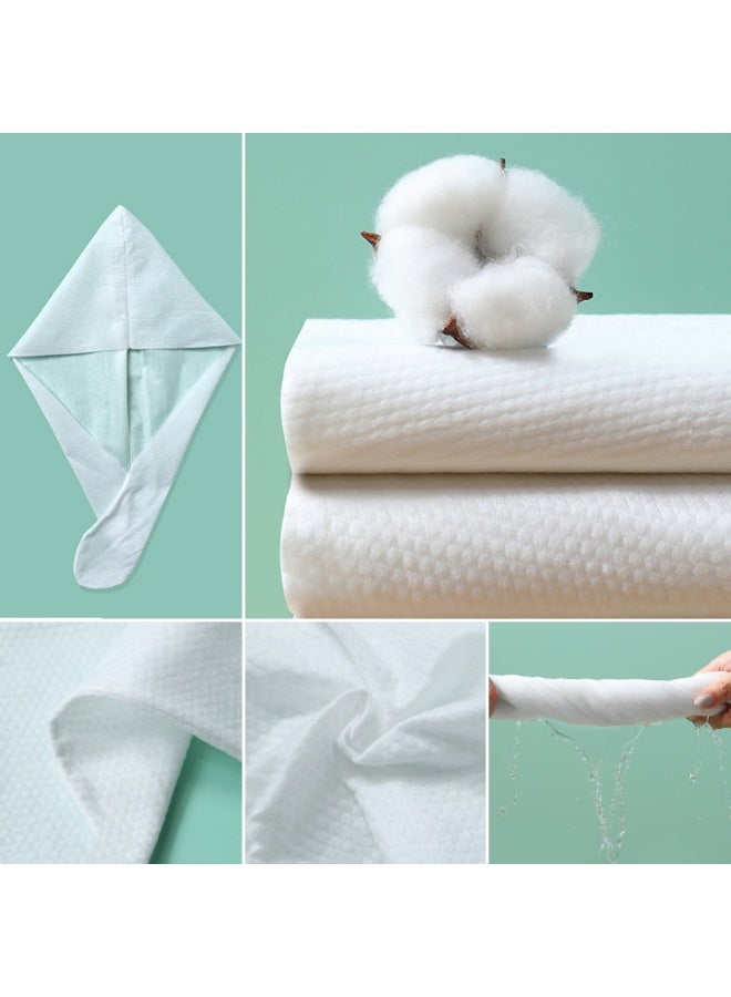 Disposable Hair Towel Wrap for Women,Quick Dry Towels,Absorbent, Lint-free and Ultra Soft Facial Cloth, Drying Hair Wrap Towels for All Hair Style Anti Frizz,9.8”x25.6”(4 Count) - Image 5