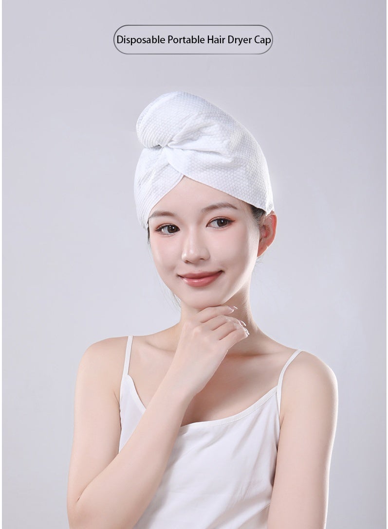 Disposable Hair Towel Wrap for Women,Quick Dry Towels,Absorbent, Lint-free and Ultra Soft Facial Cloth, Drying Hair Wrap Towels for All Hair Style Anti Frizz,9.8”x25.6”(4 Count) - Image 3