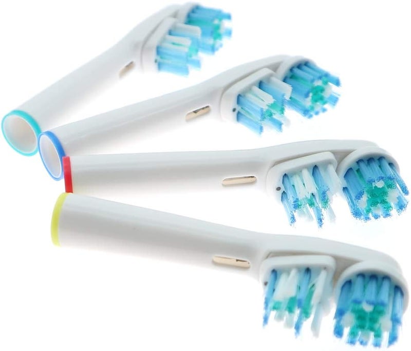 VWONST Replacement Brush Heads Compatible with Oral-B Dual Clean Electric Toothbrush - Pack of 4 - Image 2