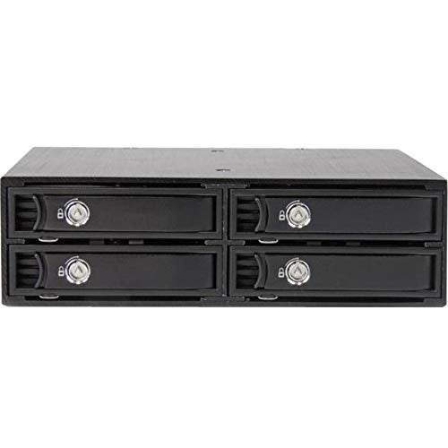 Startech.com StarTechcom 4Bay Mobile Rack Backplane for 25in SATASAS Drives Hot Swap SSDsHDDs from 515mm Supports SAS II SATA III 6 Gbps TAA SATSASBP425 - Image 3