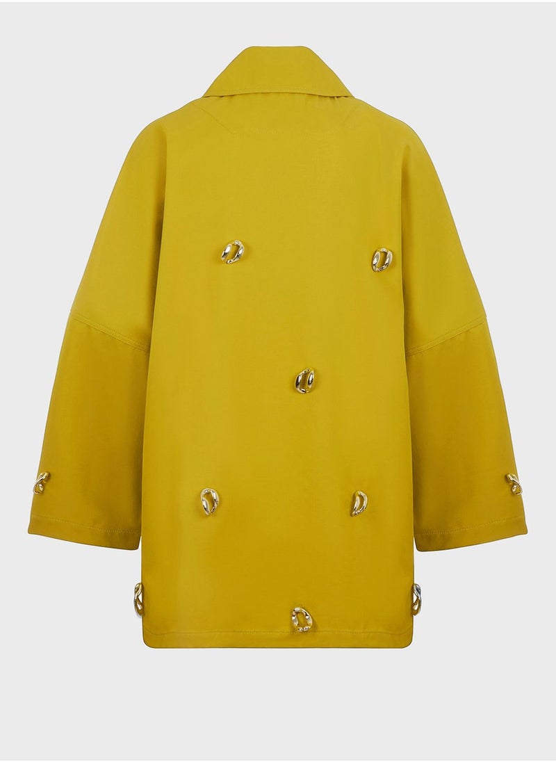 Nocturne - Accessory Detail Trench Coat - Image 1