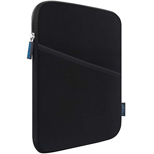 Lacdo iPad Mini 7 Sleeve, iPad Mini Case Bag, Lacdo Shockproof Tablet Sleeve Case for iPad Mini 7,6,5,4,3,2 / Samsung Galaxy Tab A7 Lite 8.7" / Tab A 8.0" Protective iPad mini sleeve Tablet Bag, Black/Black - Image 1
