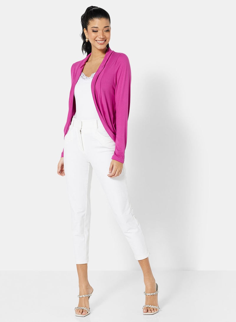 Basic Long Sleeve Cardigan