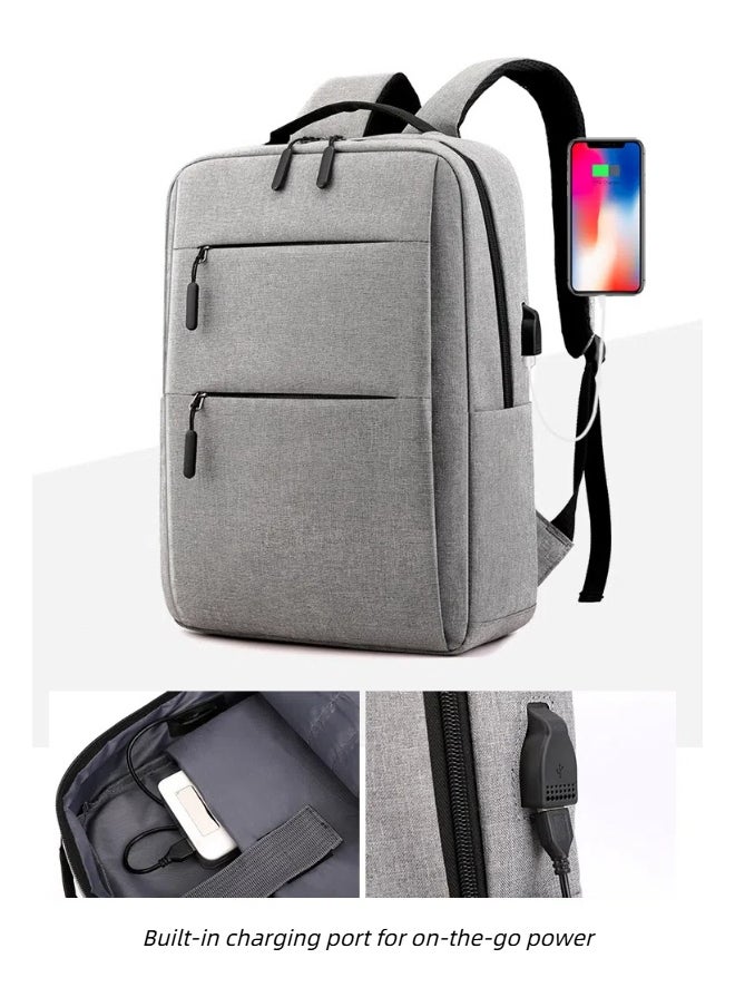 Journey Mate 3-in-1 Backpacks Travel Laptop Backpack With USB Charging Port Business Laptop Bags Computer 3-in-1 Set: Laptop Backpack & Bag Pencil Bag & Messenger Bag  - Image 3