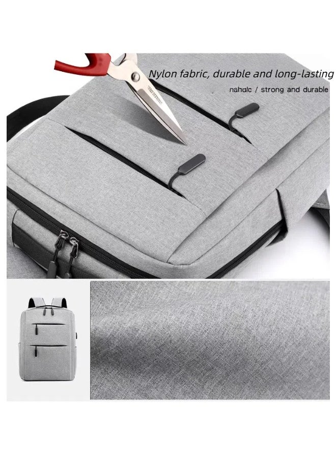 Journey Mate 3-in-1 Backpacks Travel Laptop Backpack With USB Charging Port Business Laptop Bags Computer 3-in-1 Set: Laptop Backpack & Bag Pencil Bag & Messenger Bag  - Image 5