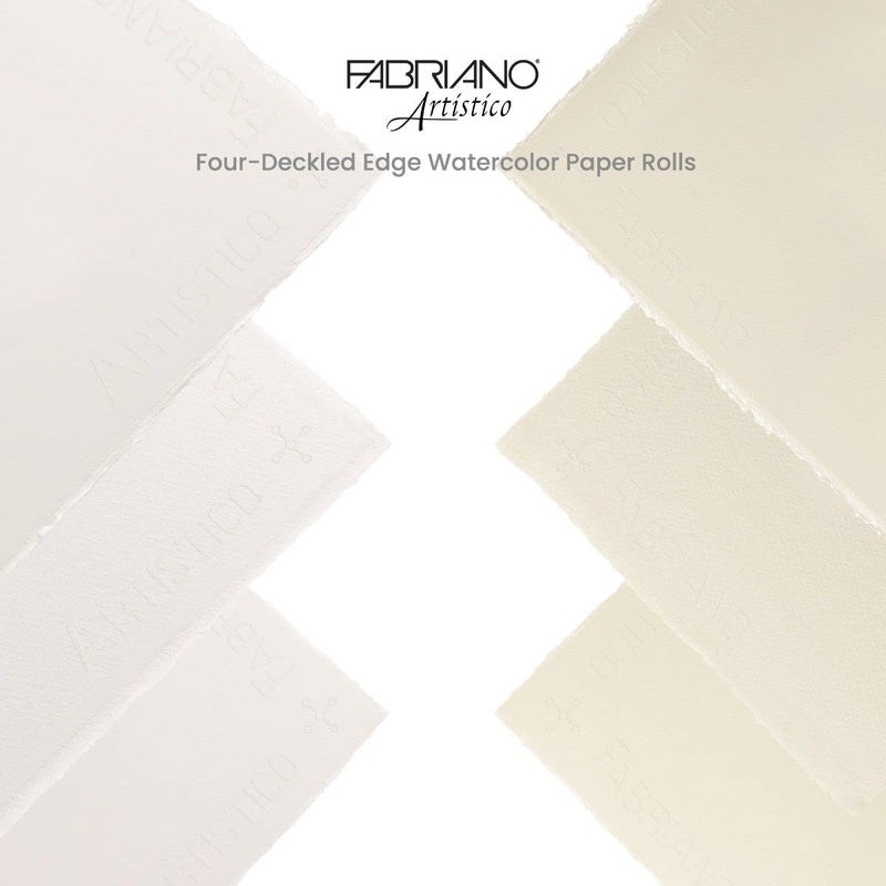 FABRIANO Artistico Traditional White Watercolour Paper HP 300 GSM 22" X 30" (Pack Of 10) - Image 1