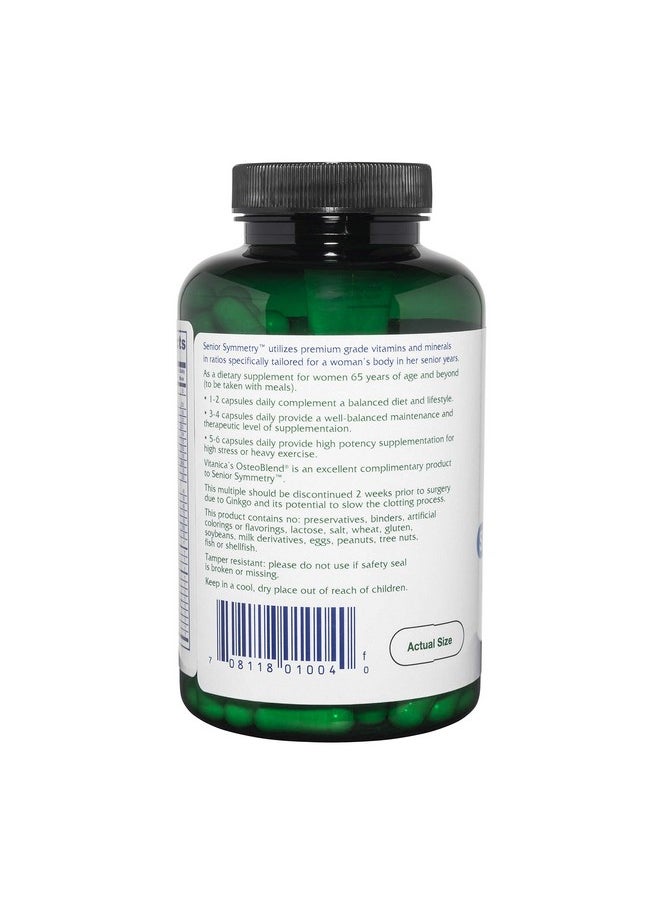 Vitanica Senior Symmetry 65 Years And Up Multivitamins And Minerals Vegan 180 Capsules  - Image 4
