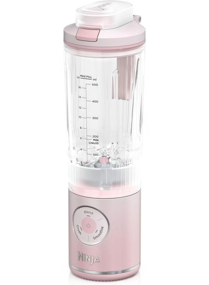 Ninja Blast Portable Blender, Cordless, 18oz. Vessel, Personal Blender For-Shakes and Smoothies, BPA Free, Leakproof-Lid and Sip Spout, USB-C Rechargeable, Dishwasher Safe Parts, Tinted Pink, BC151PK - Image 2