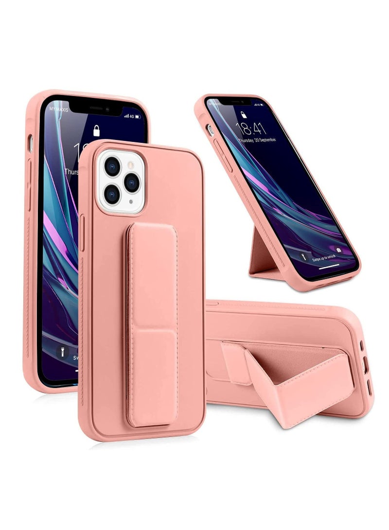 iPhone 15 Pro Case Finger Grip Car Mount Magnetic Holder Kickstand Wrist Strap Multi function Shockproof Compatible with Apple iPhone 15 Pro - Image 1