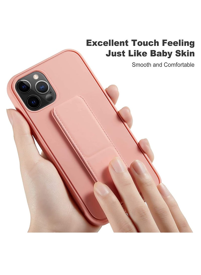 iPhone 15 Pro Case Finger Grip Car Mount Magnetic Holder Kickstand Wrist Strap Multi function Shockproof Compatible with Apple iPhone 15 Pro - Image 3