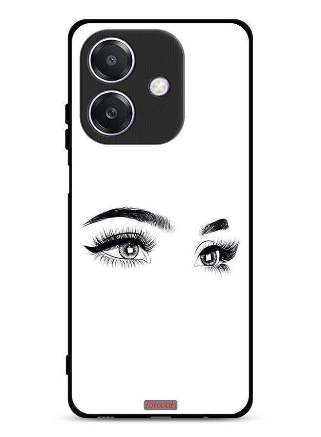 Tolwak Oppo A3 5G Protective Case Cover Eyes Art - Image 1
